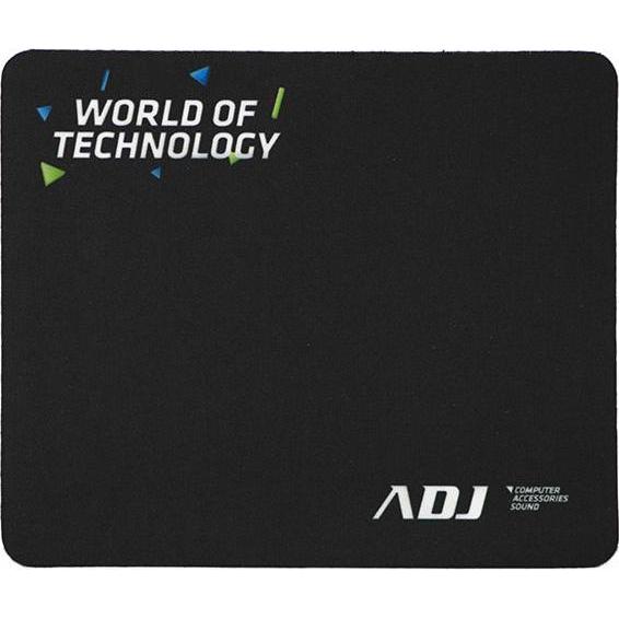 ADJ Tappetino Mouse Pad In Gomma Bk Ripiegabile 210*180mm, Mausmatte, Schwarz