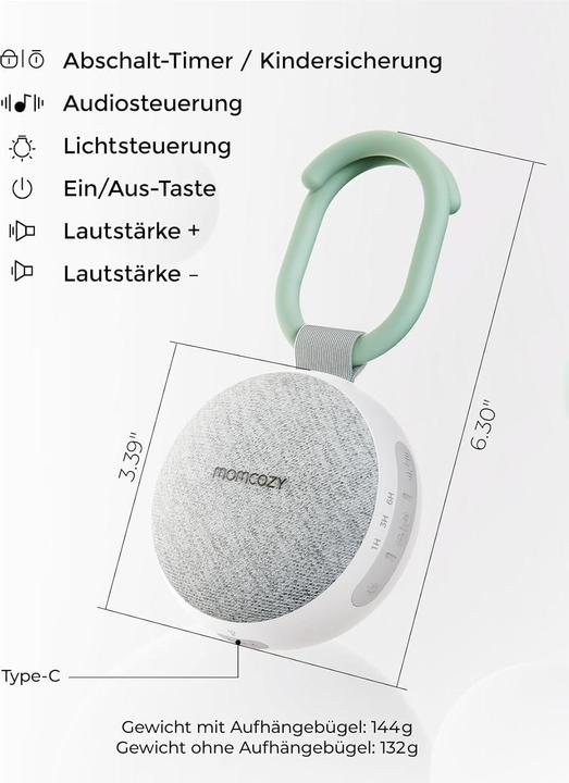Image du produit Momcozy Tragbare White Noise Maschine