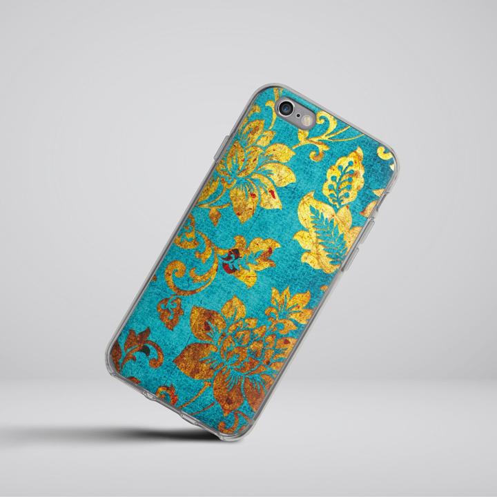 Produktbild DeinDesign Silikon Hülle für Apple iPhone 6s Handyhülle Case Smartphone Schutzhülle Blumen Ornamente Vintage (Apple iPhone 6s)