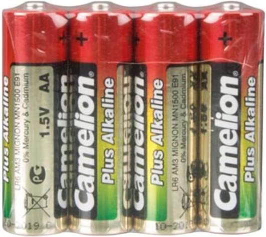 Pilha ALKALI-MANGAN AA / LR6 1.5 V 2600 mAh (4 St./ Schrumpffolie) (4 Stk., AA, 2600 mAh)