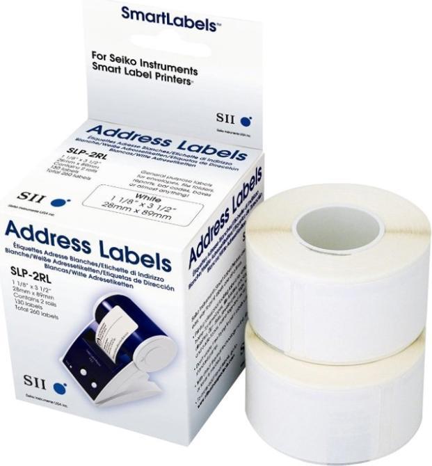 Actual product image Seiko SLP-2RL Address labels (28 mm)