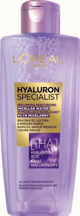 L'Oréal Paris L'Oreal Hyaluron Specialist Liquido Micellare Riempitivo e Idratante 200Ml (Talco, 200 ml)