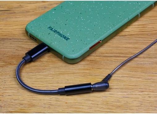 Actual product image Fairphone Adapter minijack to USBC v2 (USB Type C)