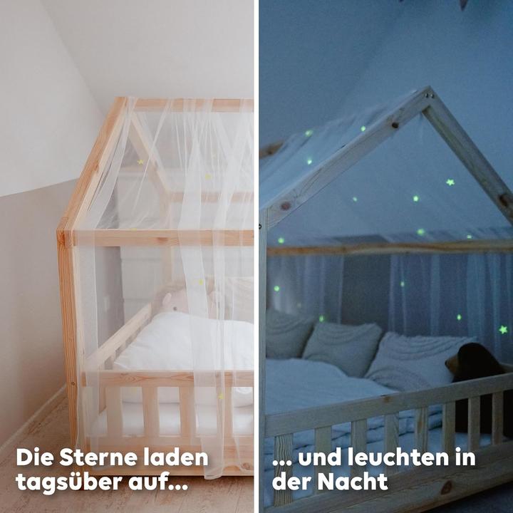 Actual product image Lilimaus Betthimmel mit Leuchtsternen