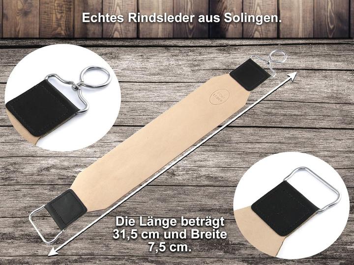 Produktbild InstrumenteNrw Rasiermesser-Set zur Nassrasur mit Streichriemen