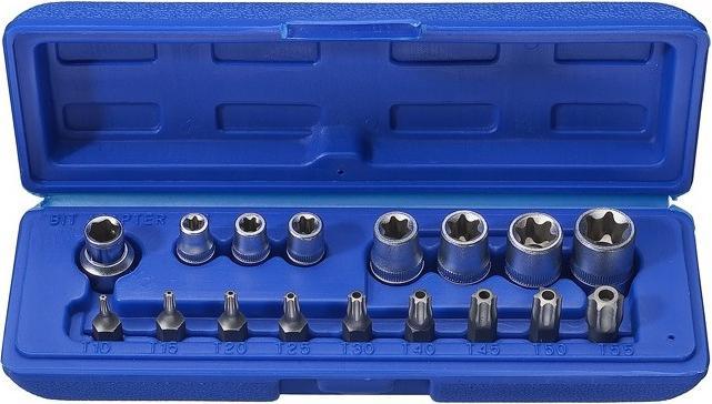 Actual product image Manser HWC Stahlux socket set 3/8" - 17 - pieces