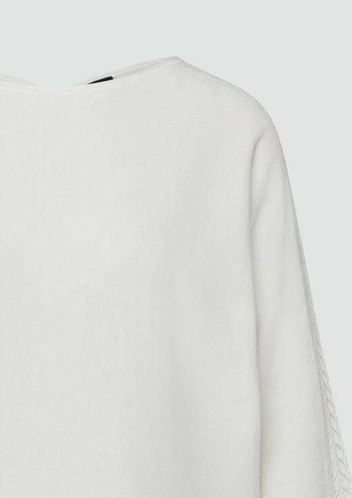 Produktbild s.Oliver Strickpullover Baumwollmix-Strickpullover im Relaxed Fit mit Ajourmuster (36)