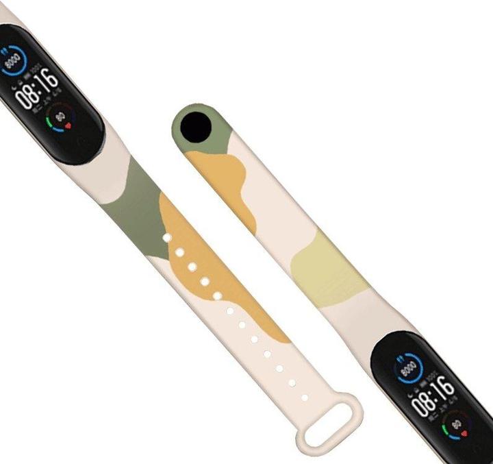 Actual product image Hurtel Strap Moro Wristband for Xiaomi Mi Band 4 / Mi Band 3 Silicone Strap Camo Watch Bracelet (10) (Silicone)
