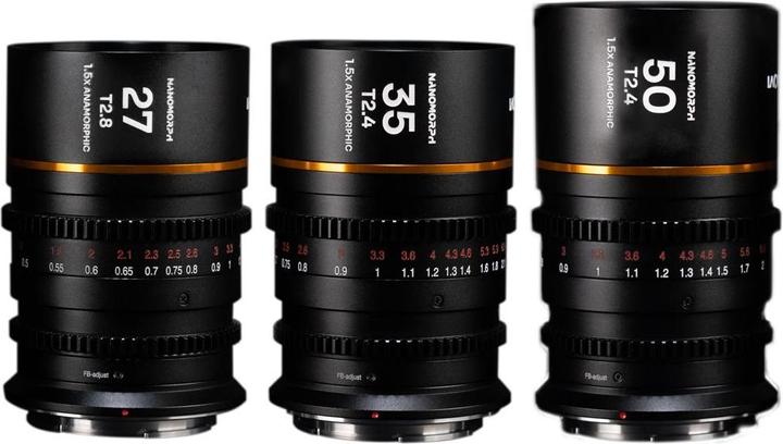 Venus Optic Fixed Focal Length Nano S35 Prime Kit (Amber) - DJI DL (Dji DL Mount)