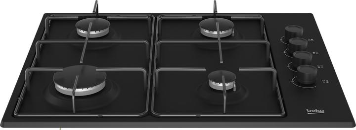 Produktbild Beko HIBG64120SB Kochfeld Integriert Gaskochfeld 4 Zone(n)