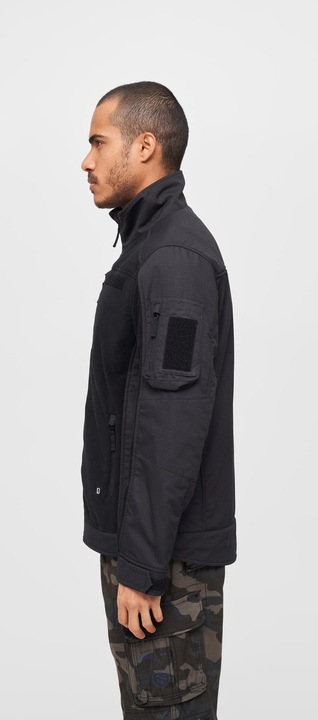Produktbild Brandit Fleece Ripstop Outdoorjacke Grösse M Farbe Schwarz (M)