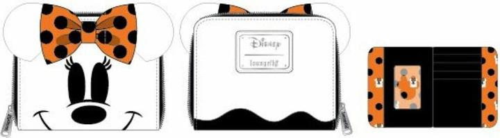 Actual product image Funko Loungefly: Disney - Ghost Minnie Mouse Glow in the Dark Cosplay Zip Around Wallet