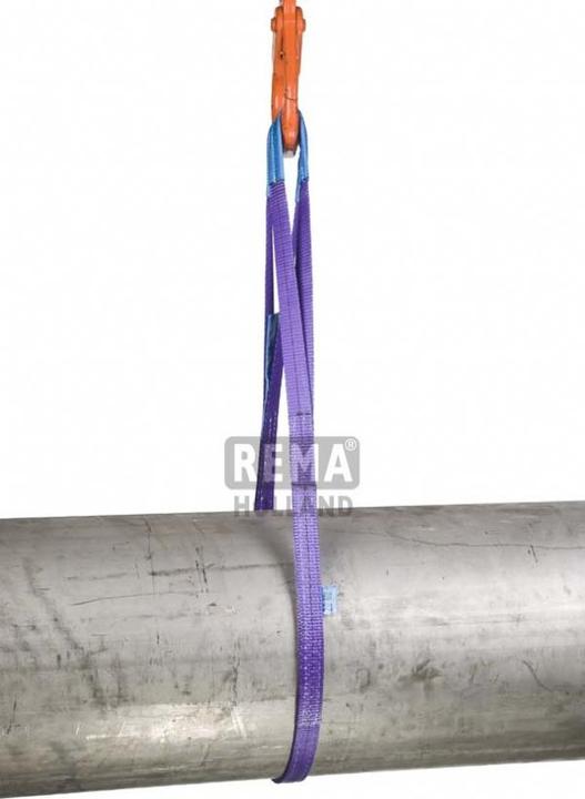 Rema 1211031 S1-PE-1M Polyester-Hebebänder mit verstärkten Schlaufen 1 mtr. 1000 kg