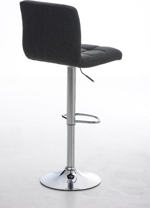 Actual product image Swisshandel24 Bar stool Peru FABRIC, dark grey