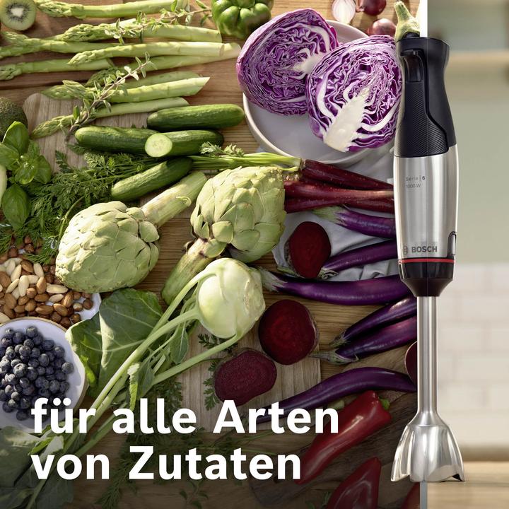 Immagine prodotto Bosch Hausgeräte MSM6M623 ErgoMaster Serie 6 acciaio inox/nero, 1000 W