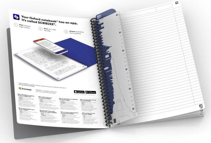 Produktbild Oxford Spiralbuch Office (A4, Liniert)