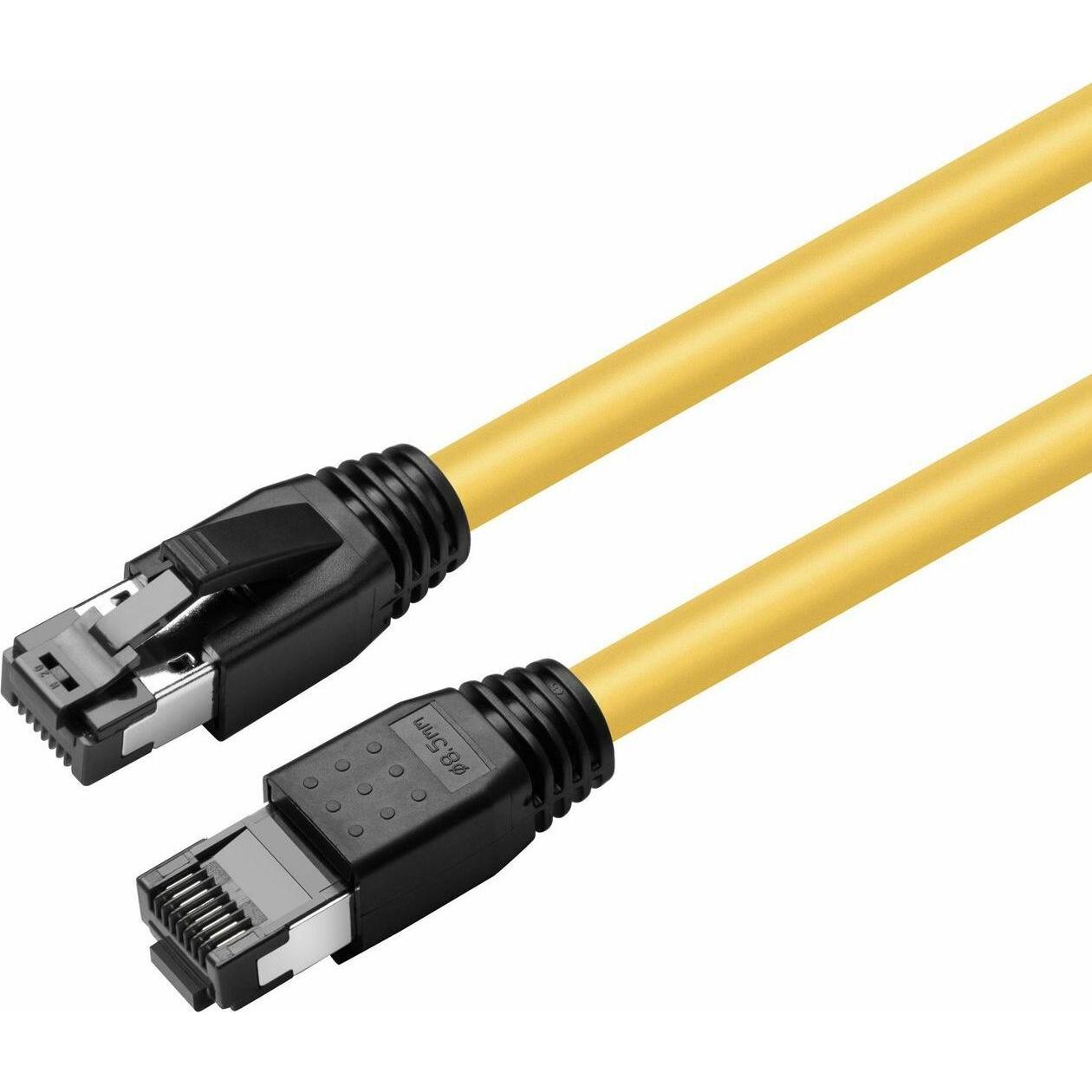 MicroConnect CAT8.1 S/FTP 1,5m Yellow LSZH (S/FTP, CAT8.1, 1.50 m), Netzwerkkabel