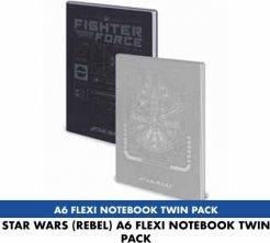 Image du produit Pyramid Star Wars Notebook A6 Flexi Twin Pack: Rebel (A6, Couverture souple)