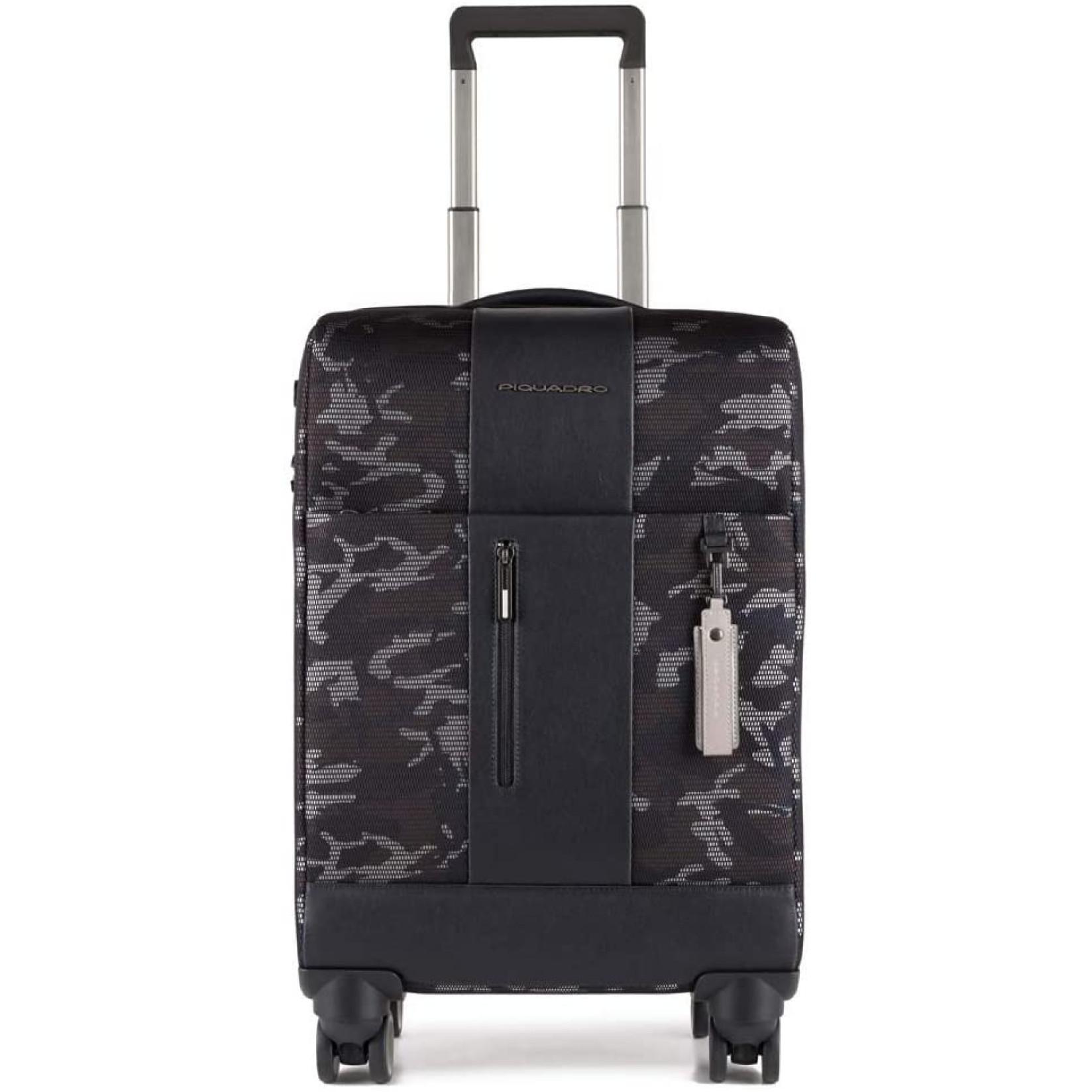 Piquadro, Valigia, Four-Wheel, Cabin Textile Trolley, Camouflage, Multicolore