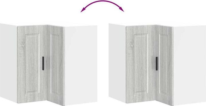 Actual product image vidaXL Küchen-Eckhängeschrank (57 x 57 x 60 cm)