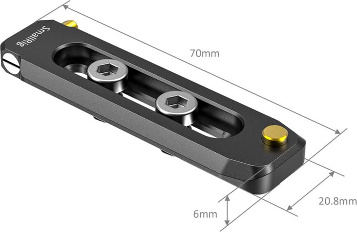 Produktbild SmallRig Low-profile NATO Rail 70mm BUN2483