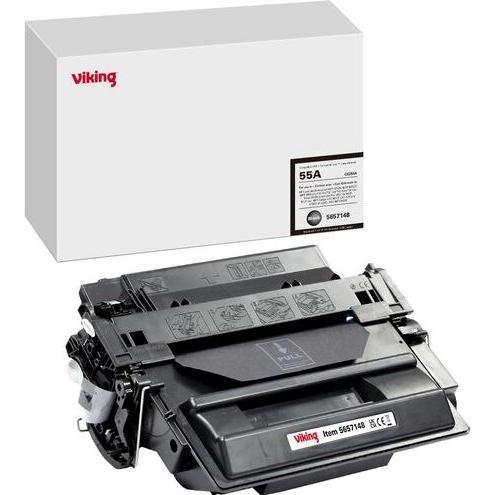 Viking, Toner, Tonerkartusche Kompatibel HP 55A CE255A Schwarz (BK)