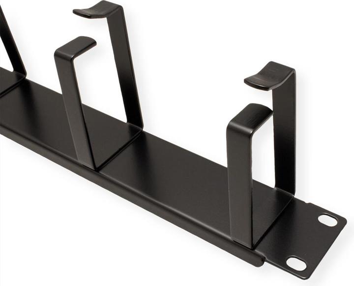 Actual product image Value 19/" front panel, horizontal or vertical cable routing, RAL 9005 black