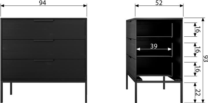 Produktbild Woood Adam (94 x 52 x 93 cm)