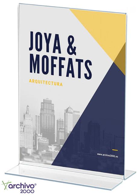 Actual product image Archivo 2000 table stand 11105 CS TP TT PS (polystyrene) Transparent (A5)