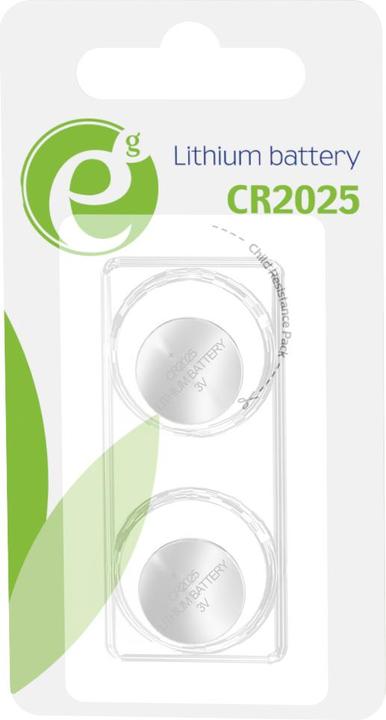 Immagine prodotto Gembird EC-BA-CR2025-01 Batteria domestica Batteria al litio usa e getta (2 pz., CR2025, 160 mAh)