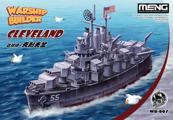 Actual product image Meng-Model Warship Builder Cleveland