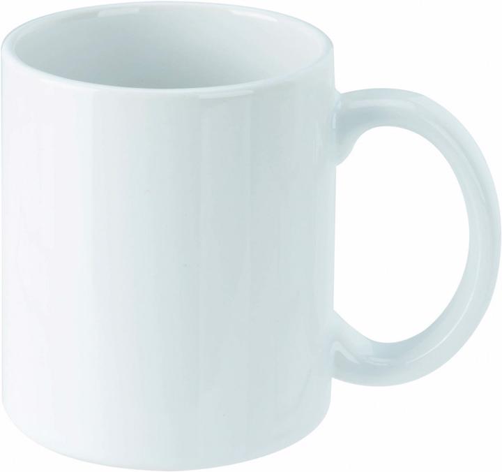 Actual product image Glorex Ceramic mug white 300ml 8,3x8,3x9,7cm