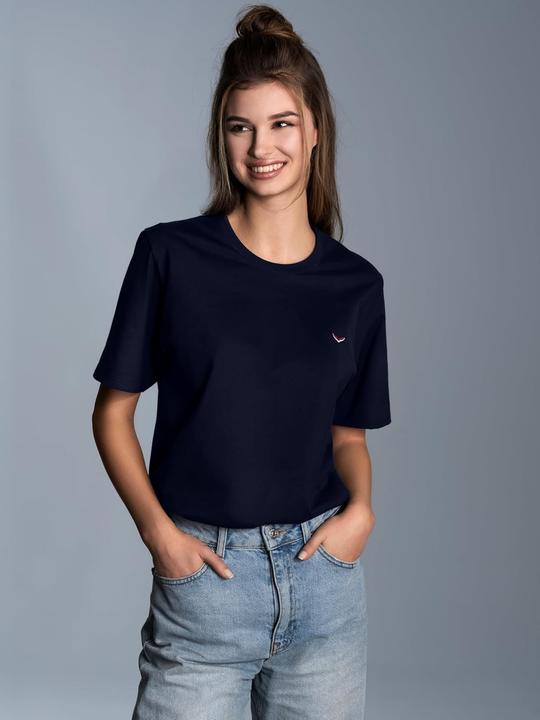 Produktbild Trigema Classic Tee, Donkerblauw, L (L)