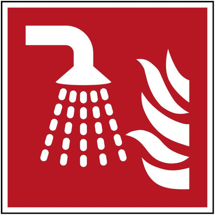 Produktbild Brady ISO-Sicherheitsschild - Wassernebel-Löscher
