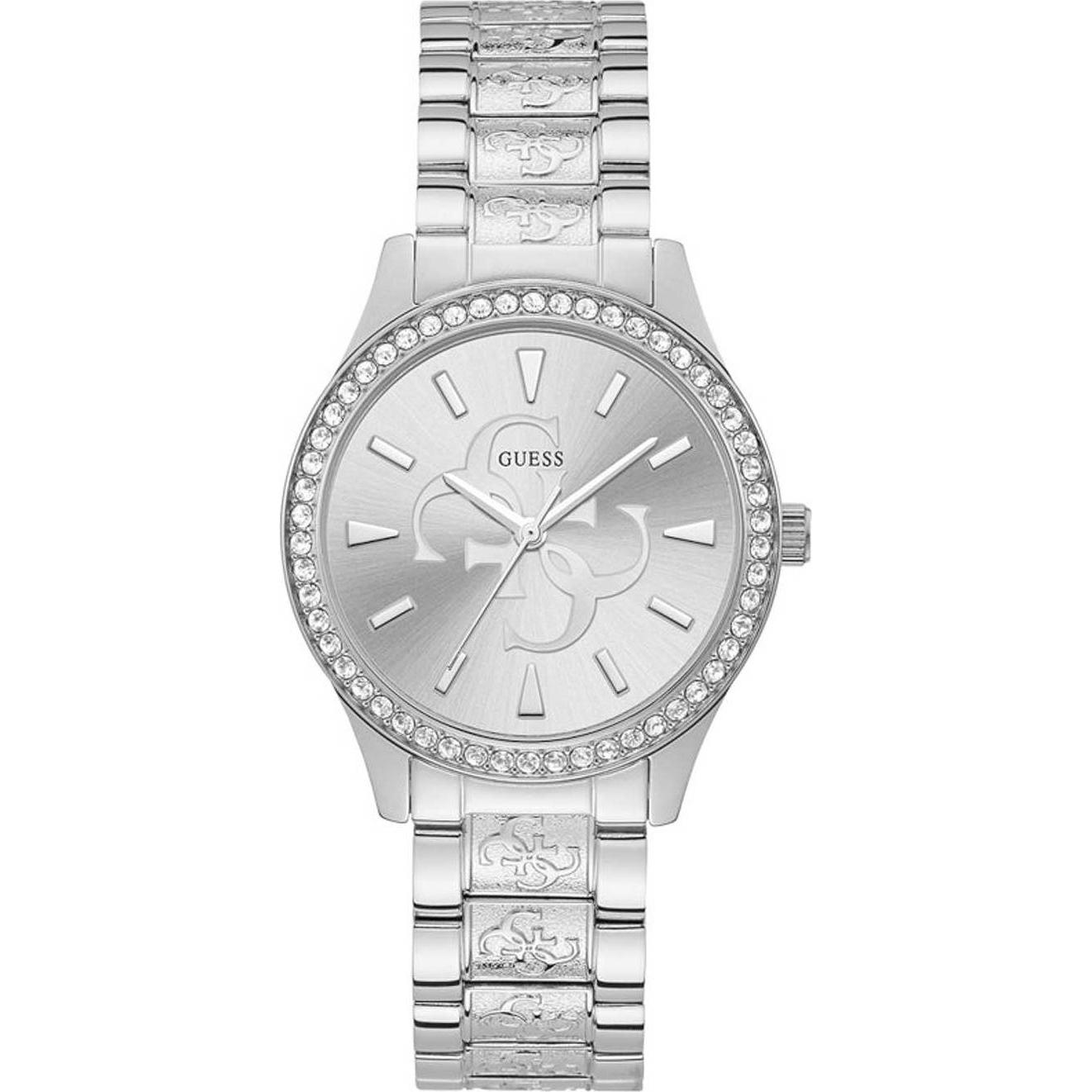 Guess, Armbanduhr, Anna, Silber, (Analoguhr, 38 mm)