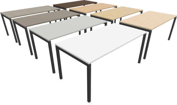 Actual product image Narbutas Nova U Desk (1600 x 800 x 740 mm)