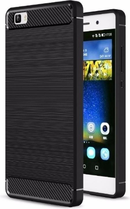 Immagine prodotto Screenguard Huawei P8 Lite Cover Carbon Brushed Soft TPU (Huawei P8 Lite)