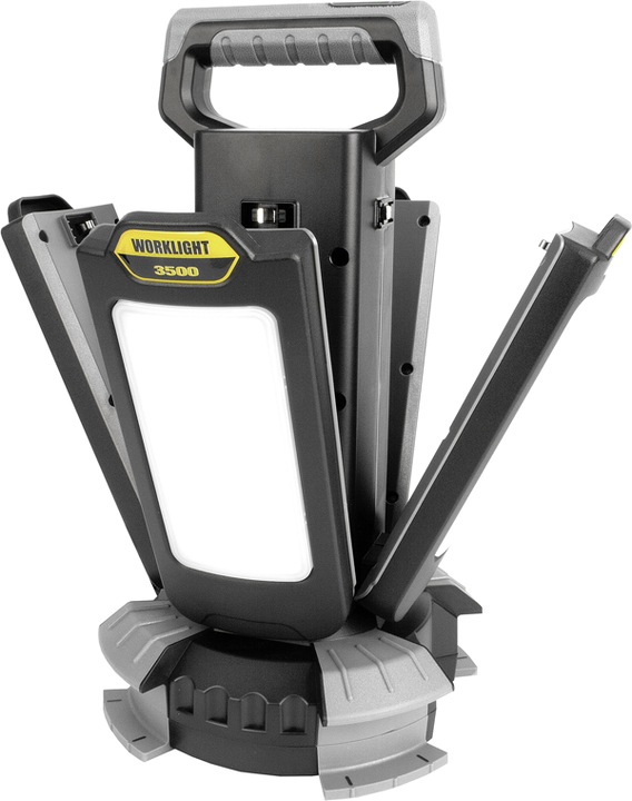 Actual product image Steffen WORKLIGHT LED spotlight 4x30W telescopic stand 3m cable (14000 lm)