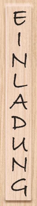 Immagine prodotto Heyda Timbro Invito 10x1cm 211800340 Legno opaco