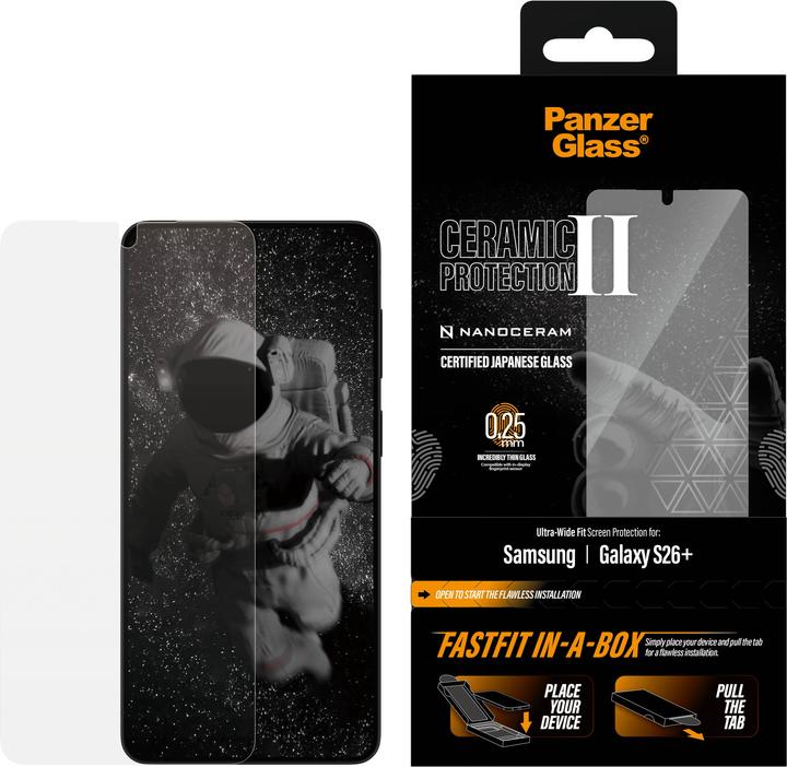 PanzerGlass Ceramic Protection (1 Stk., Samsung Galaxy S26+)