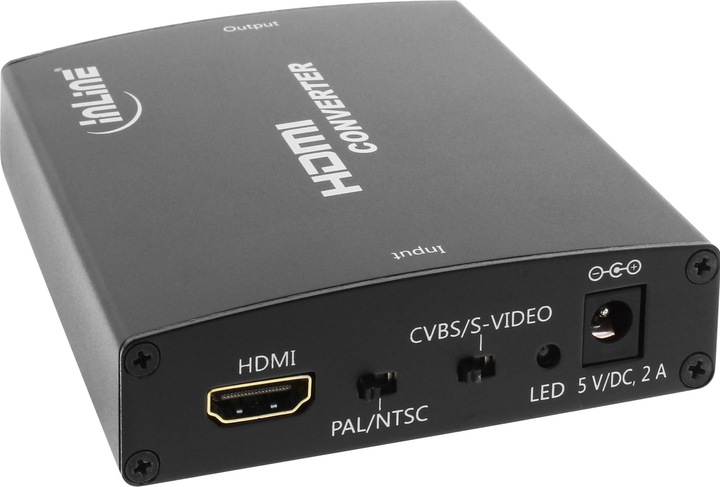 Produktbild InLine HDMI zu Composite und S-Video (Digital -> Analog)