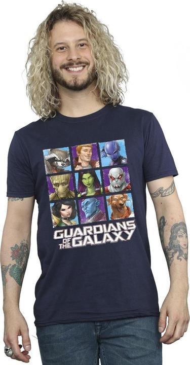 Produktbild Guardians of the Galaxy Character Squares TShirt (M)