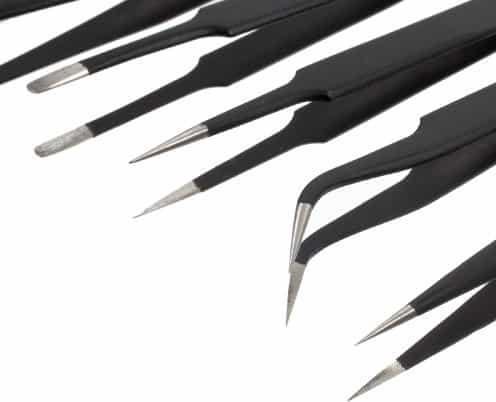 Produktbild Ueli Express 7 in 1 Profi Metall Pinzetten Set ESD Safe