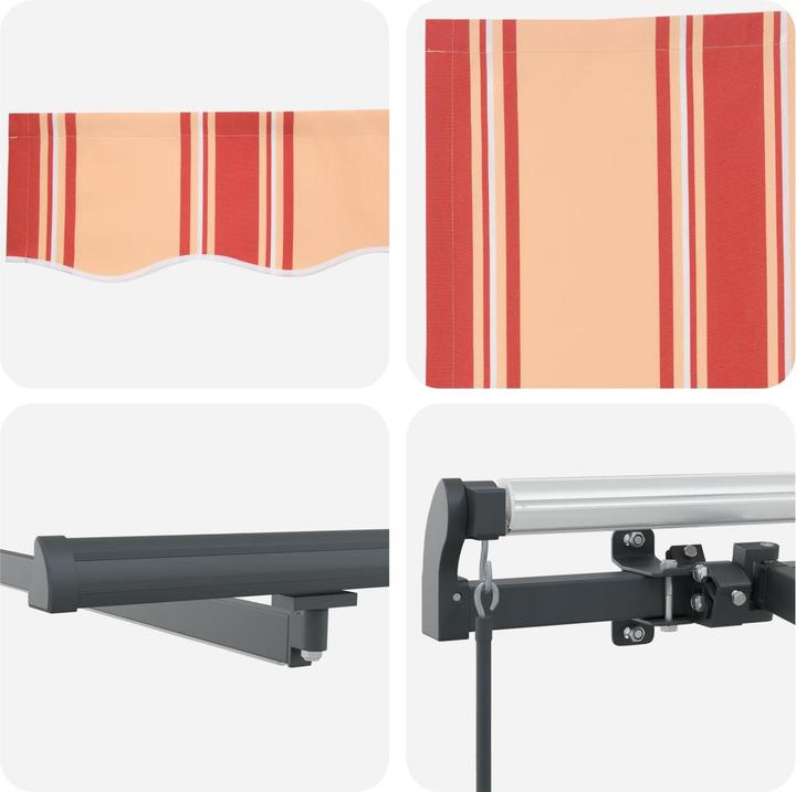 Actual product image vidaXL Retractable awning (2.50 m)
