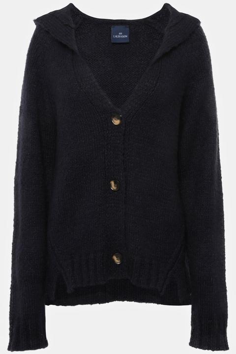 Produktbild Laurasøn Strickjacke, Kapuze, Raglan-Langarm (M)