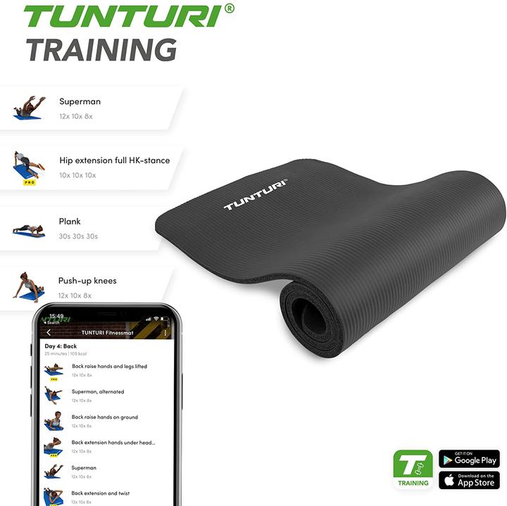 Image du produit Tunturi NBR Fitness Matte (15 mm)