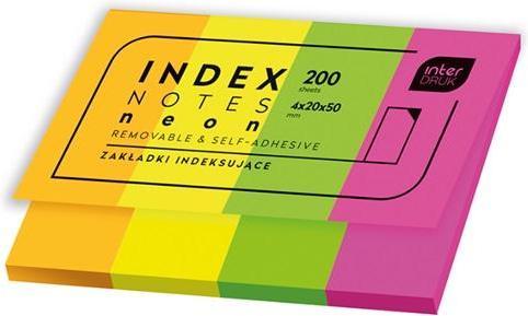 Produktbild Interdruk Neon-Registerkarten 200 Stk