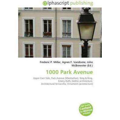 1000 Park Avenue, Fachbücher