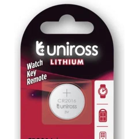 Uniross Lithium CR2016 (1 Stk., CR2016), Batterien + Akkus