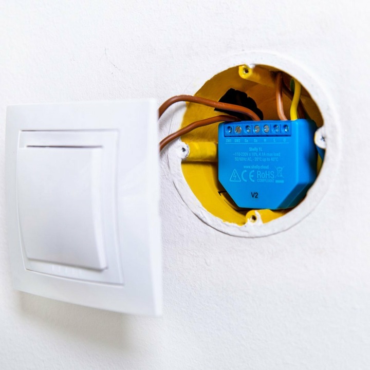 Immagine prodotto Shelly Attuatore interruttore WLAN 1L relè WiFi
